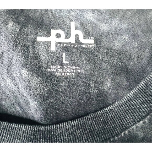 Sublime Graphic Tshirt Black Tie-Dye GenderFree Phluid Project Large 100% Cotton - Picture 3 of 5